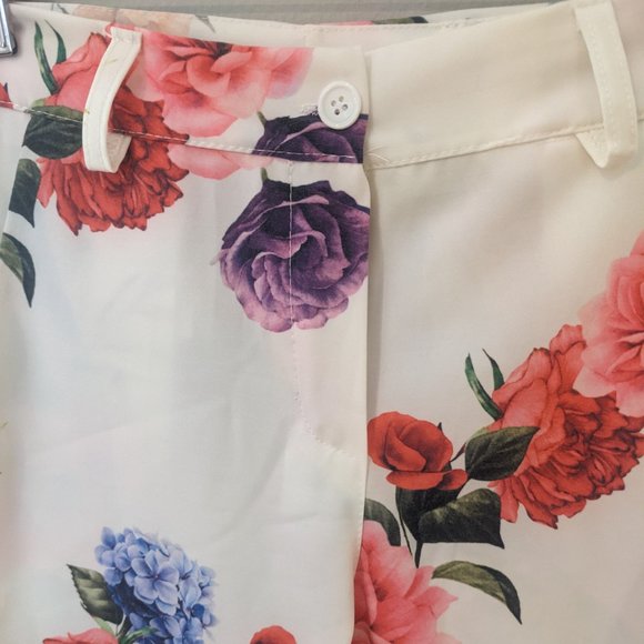 White floral printed slim fit pant *New* - Picture 5 of 5